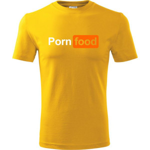 męska koszulka - porn food