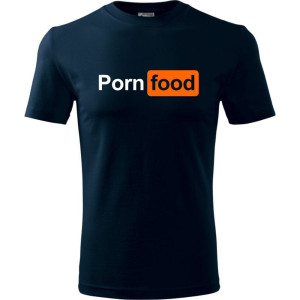 męska koszulka - porn food