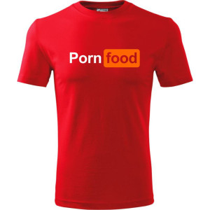 męska koszulka - porn food