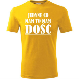 Męska koszulka - jedyne co mam