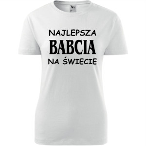 Damska koszulka - Najlepsza babcia na świecie