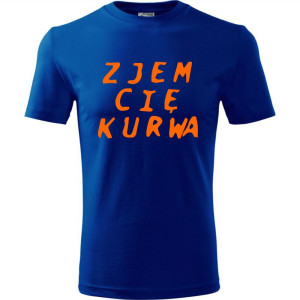 Męska koszulka - Zjem Cię kurwa