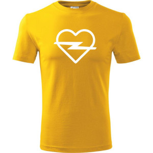 męska koszulka - opel love serce t-shirt motoryzacyjny dla fana samochodów