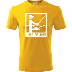Męska koszulka - I like fishing