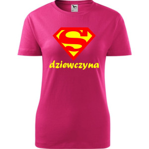 Damska koszulka - Super dziewczyna