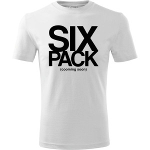 Męska koszulka Sportowa - Six pack