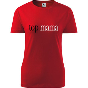 Damska koszulka taliowana - top mama