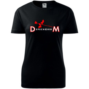 damska koszulka taliowana - depeche mode 04 róża enjoy the silence różna t-shirt dm violator