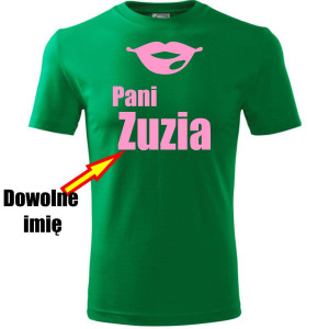 Dziecięca koszulka - Pani + Twoje imię