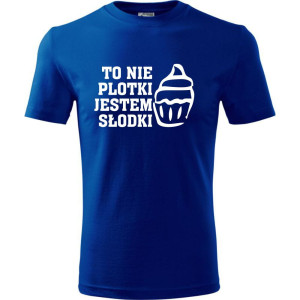 Męska koszulka - To nie plotki jestem słodki