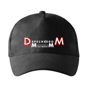 Czapka z daszkiem unisex - Depeche Mode DM Memento Mori, regulowana, World Tour 2023 / 2024 - kolor czarny, Bejsbolówka, BASEBALL HAT CAP