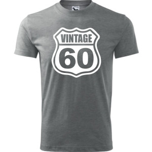 Męska koszulka - vintage 60
