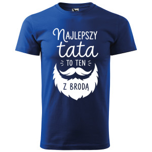 męska koszulka najlepszy tata to ten z brodą