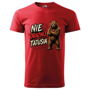 męska koszulka nie drażnij tatusia