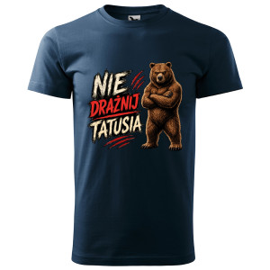 męska koszulka nie drażnij tatusia