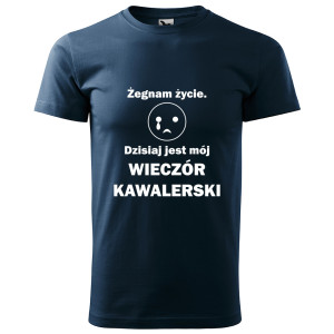 męska koszulka żegnam życie