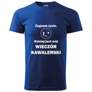 męska koszulka żegnam życie