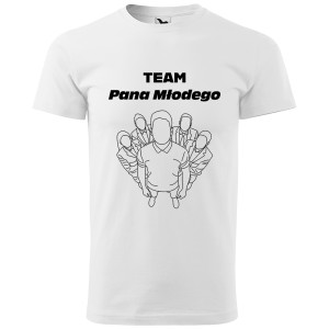 męska koszulka team pana młodego 1