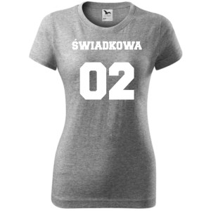 Damska koszulka taliowana - Team młodej Świadkowa