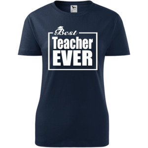 Damska koszulka - best teacher ever