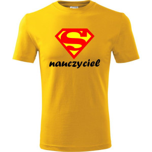 Męska koszulka - Super nauczyciel