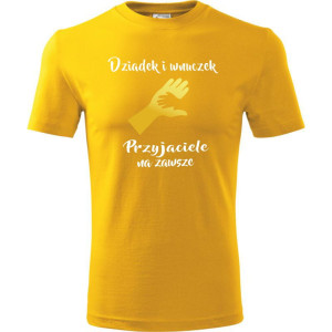 Męska koszulka - Dziadek i wnuczek, przyjaciele na zawsze