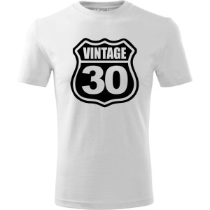 Męska koszulka - vintage 30