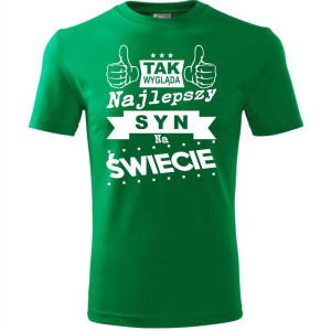 Dziecięca koszulka - tak wygląda najlepszy syn na świecie