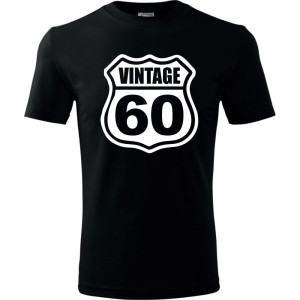Męska koszulka - vintage 60