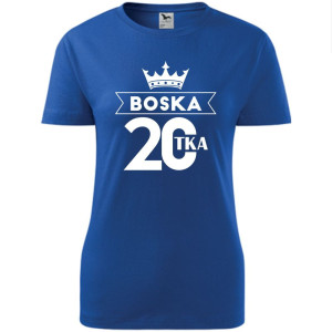 Damska koszulka - boska 20 - prezent na urodziny