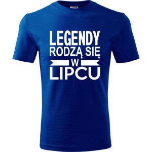 Męska koszulka - Legendy rodzą się w lipcu