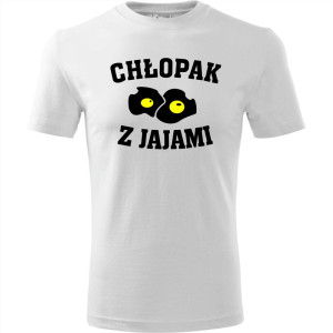 Męska koszulka - Chłopak z jajami