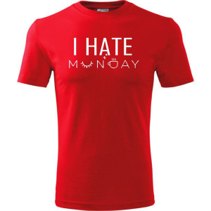 Męska koszulka - I hate moday