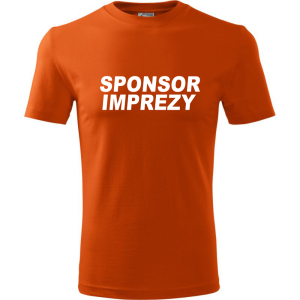 Męska koszulka - Sponsor imprezy