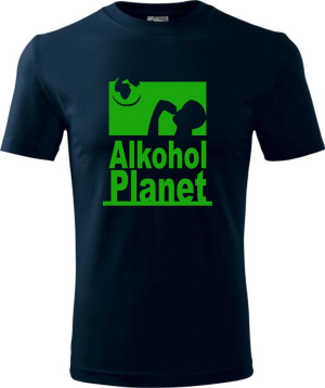 Męska koszulka - Alkohol planet
