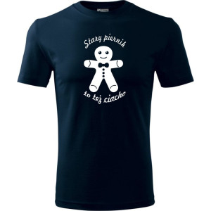 Męska koszulka - Stary piernik to też ciacho t-shirt prezent dla niego