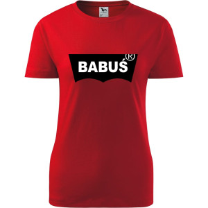 Damska koszulka - Babuś dla babci prezent XS-XXL