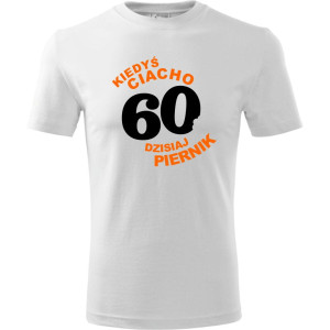 Męska koszulka - kiedyś ciacho 60 dzisiaj piernik