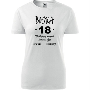 Damska koszulka -boska 18