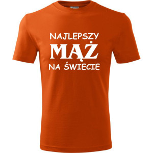 Męska koszulka - Najlepszy mąż na świecie. Prezent dla niego do S-4XL