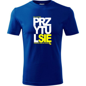 męska koszulka - no chodź przytul się przecież wiem że chcesz