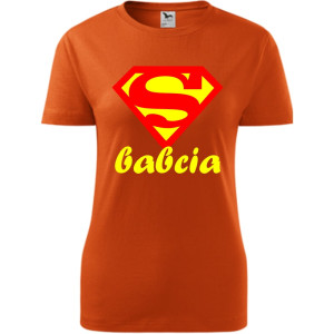 Damska koszulka - Super babcia.