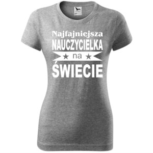 Damska koszulka - Najfajniejsza nauczycielka