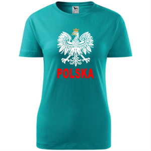 Damska koszulka taliowana - Polska 03