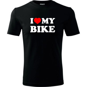Męska koszulka dla Rowerzysty - I love my bike
