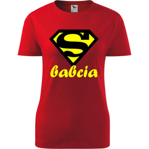Damska koszulka - Super babcia.