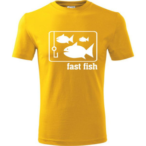 Męska koszulka dla Wędkarza - Fast fish
