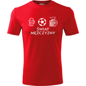 Męska koszulka - Świat mężczyzny