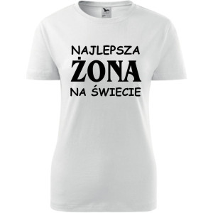 Damska koszulka - Najlepsza żona