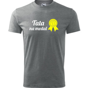 Męska koszulka - Tata na medal